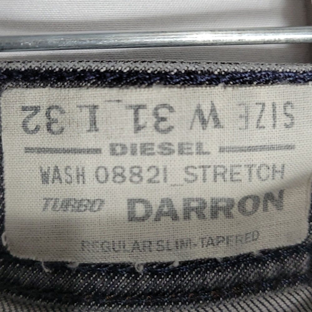 Diesel Darron Regular Slim Jeans, Mens 31x32 - Picture 5 of 7